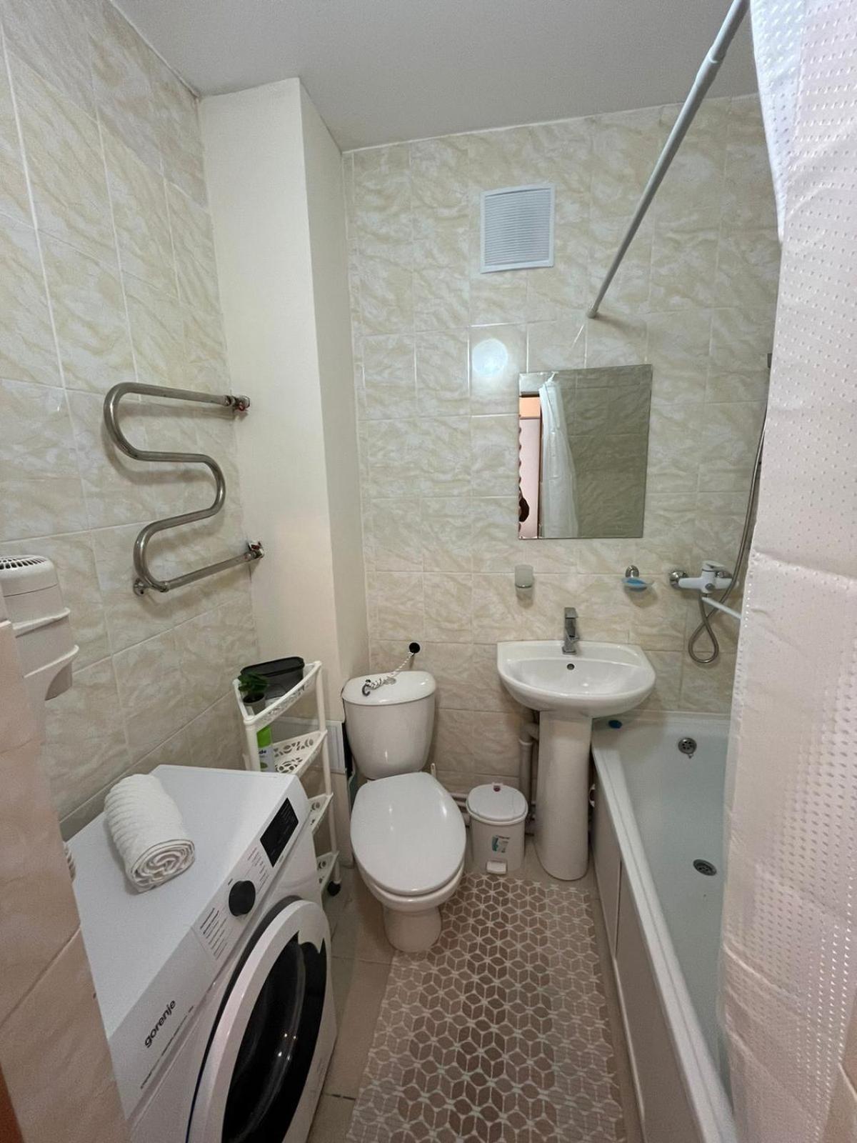 Cosy flat in the city center Taldykol Esterno foto